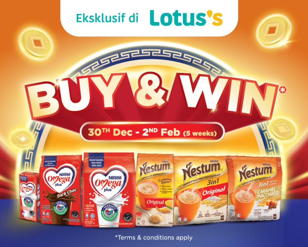 Buy and Win Contest - Nestum & Omega Plus 2025 
