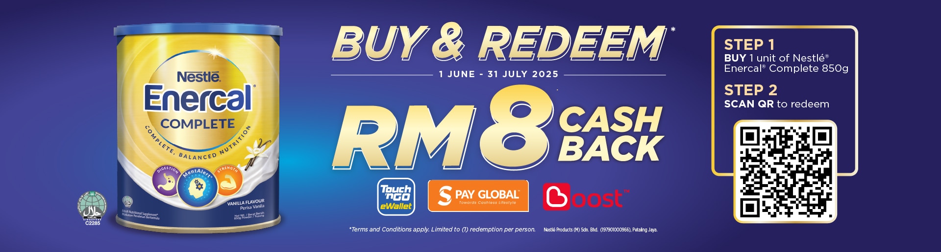 NESTLÉ Enercal® Complete: BUY & REDEEM CAMPAIGN 2025