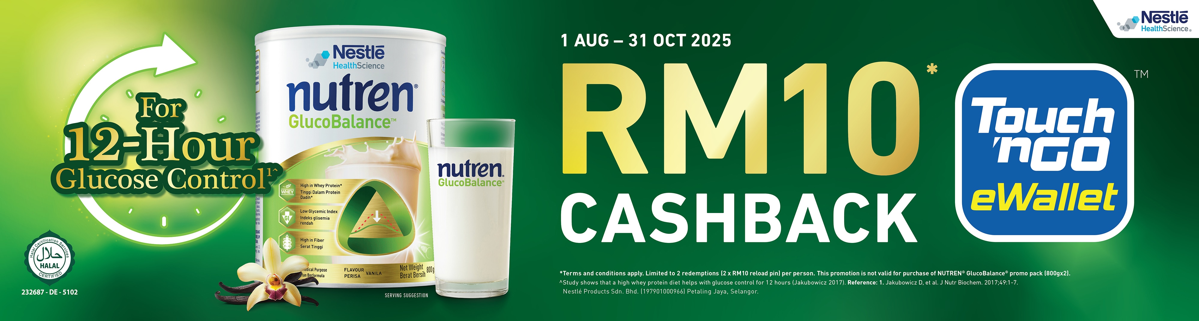 NUTREN® GlucoBalance® RM10 CASHBACK