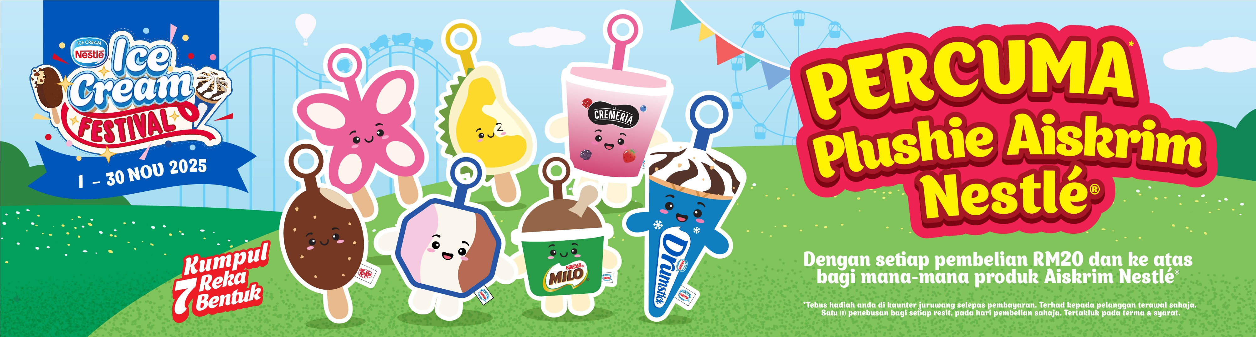 Promosi Nestlé Ice Cream Blind Box Plushie