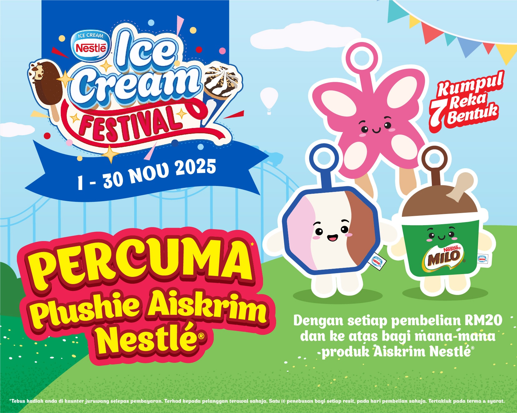Promosi Nestlé Ice Cream Blind Box Plushie