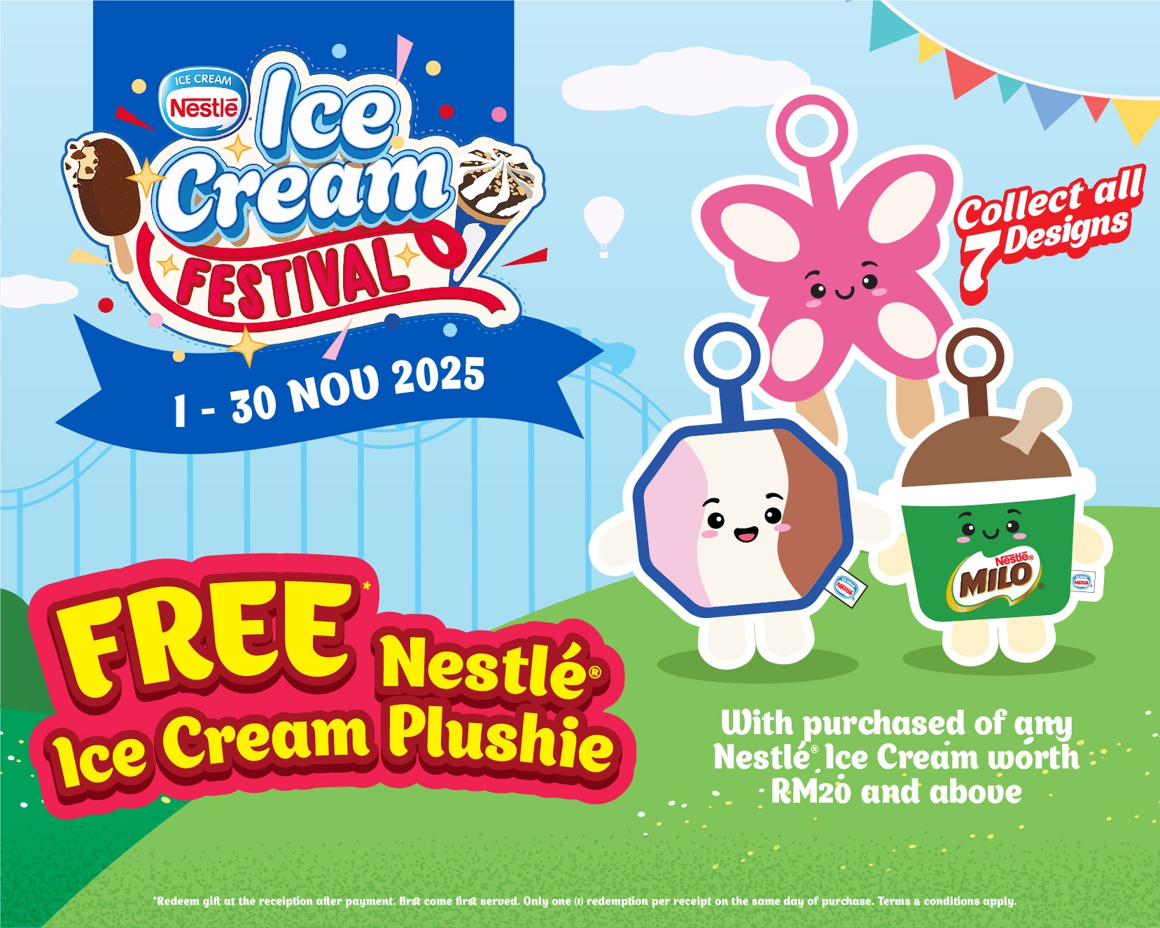 Nestlé Ice Cream Blind Box Plushie Promotion