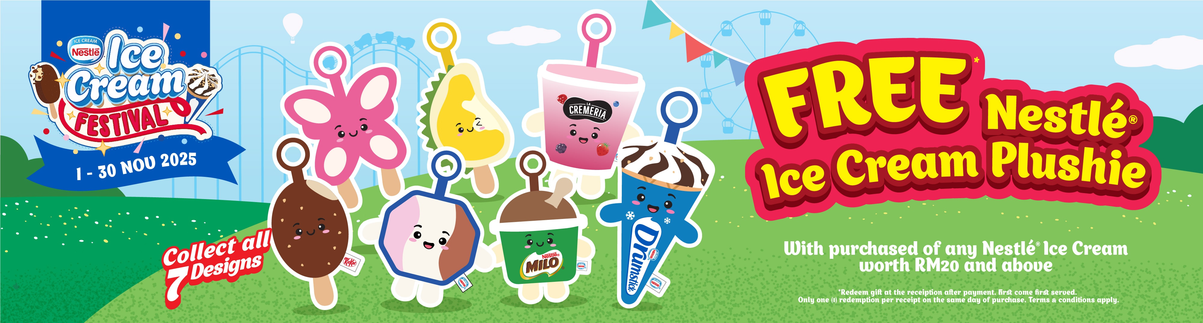 Nestlé Ice Cream Blind Box Plushie Promotion