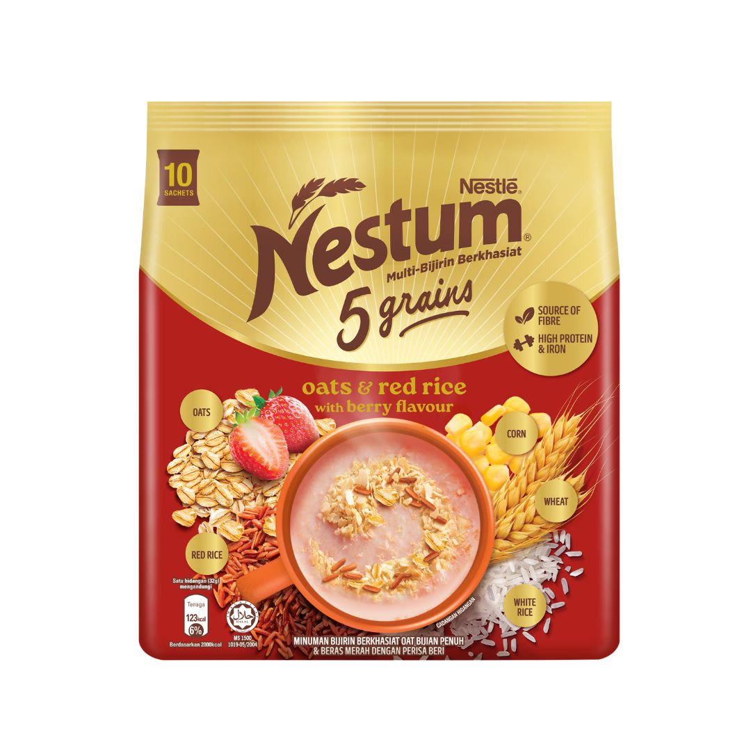 Nestlé® Nestum® 5 Grains Oats & Red Rice with Berry Flavour product