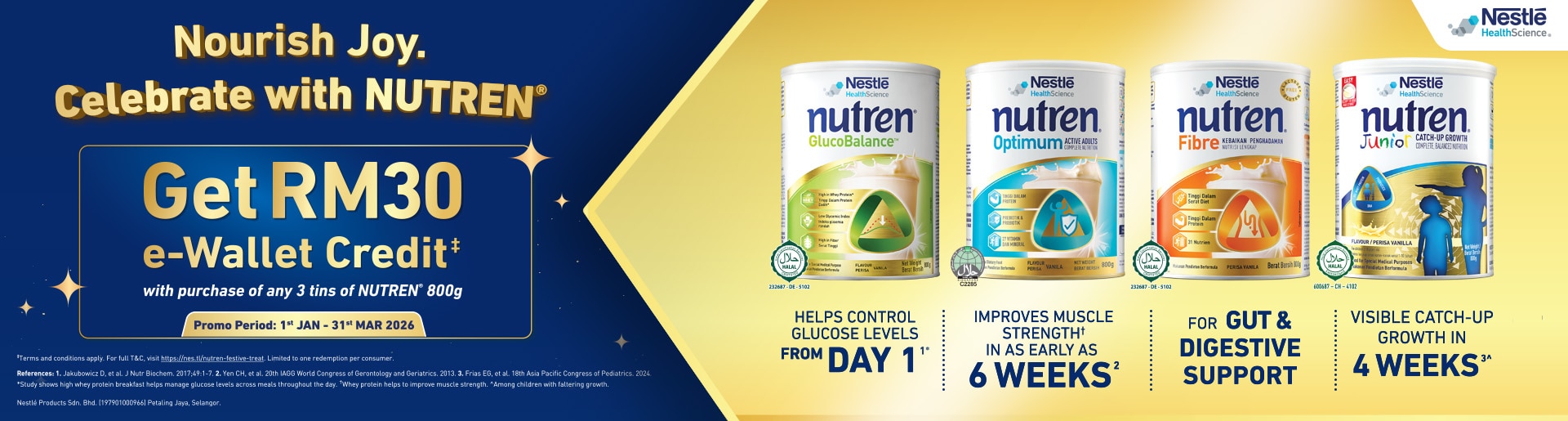 NUTREN Ganjaran Perayaan RM30 Cashback