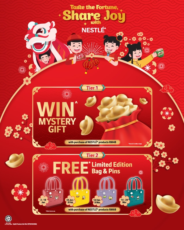 Detik Perayaan bersama Nestlé [Eksklusif di Lotus's]