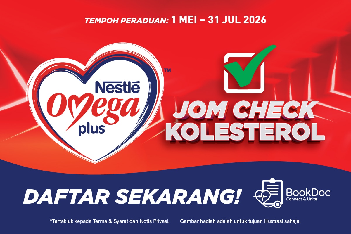 Jom Check Kolesterol Bersama Nestlé Omega Plus Hari Ini