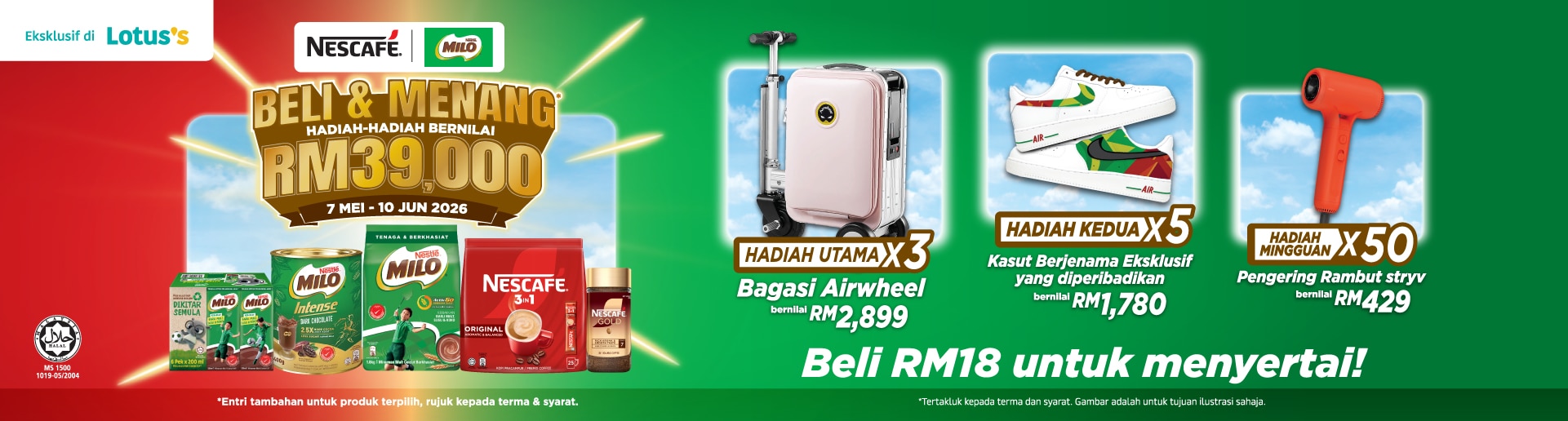 Milo & Nescafe Buy & Win Contest 2026