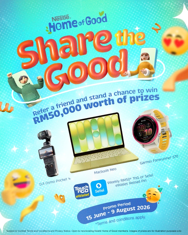 Peraduan Nestlé Home of Good - Share the Good