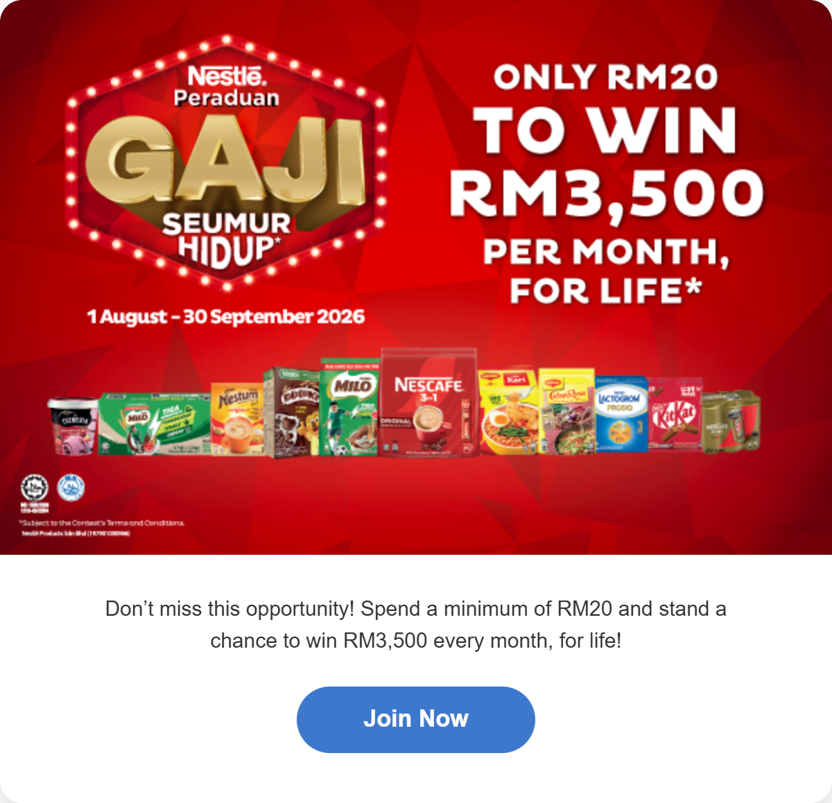 Nestlé contest