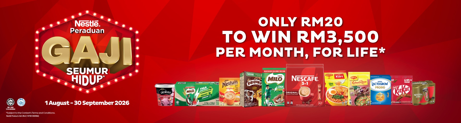 Nestlé Salary For Life Contest